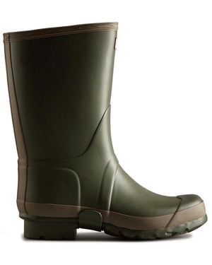 HUNTER Gardener Short Wellingtons - Green