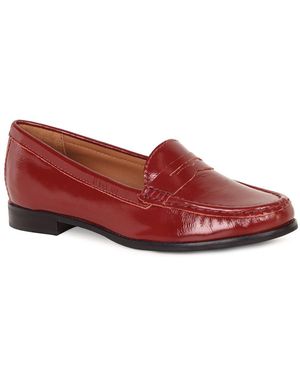 Globo (Clinkards) Daltro Penny Loafers - Red