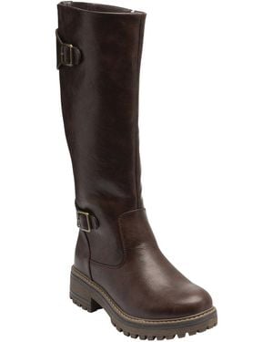 Lotus Sazerac Wide Fit Knee High Boots - Brown