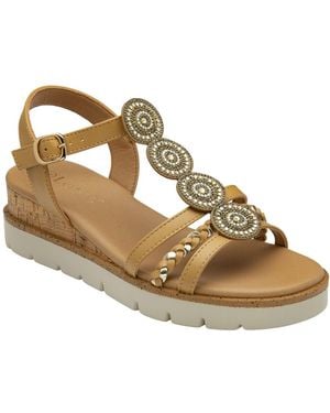 Lotus Shannon Heeled Sandals - Metallic