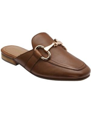 Lotus Taylor Backless Loafers - Brown