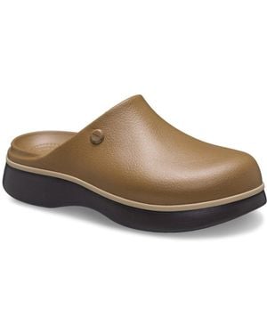 Crocs™ Dylan Notched Clogs - Brown