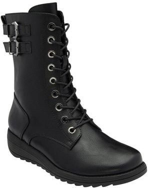 Lotus Valberg Calf Boots - Black