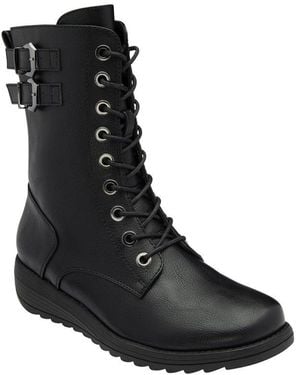 Lotus Valberg Calf Boots - Black