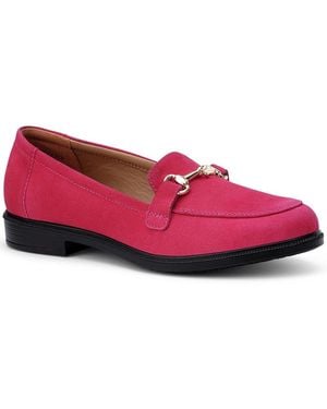 Hotter Clovelly Loafers - Red