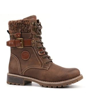 Lunar Debbie Boots - Brown