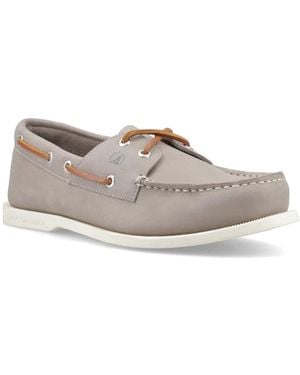 Sperry Top-Sider Tacoma 2 Eye Boat Shoes - Grey