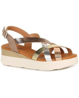 Oh My Sandals Zaragoza Wedge Heel Sandals - Brown