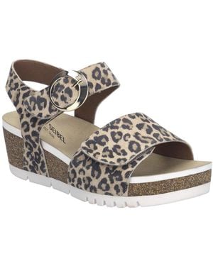 Josef Seibel Quinn 16 Wedge Sandals (Schwarz) - Black