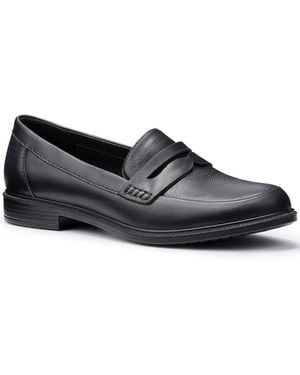 Hotter Dorset Penny Style Loafers - Black