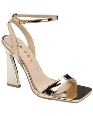 Ravel Foxdale Heeled Sandals Size: 3 - Metallic