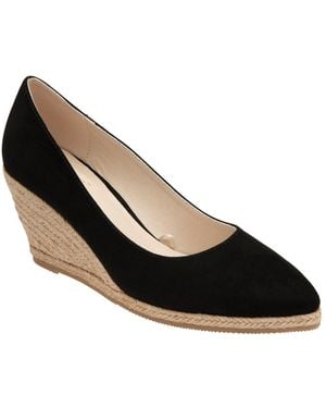 Lotus Giselle Wedge Espadrilles Size: 3 - Black