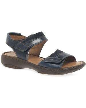 Josef Seibel Debra 19 Leather Sandals - Blue
