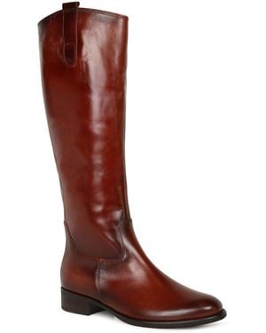 Gabor Brook M Knee High Boots Colour: 24 Sattel Lea - Brown