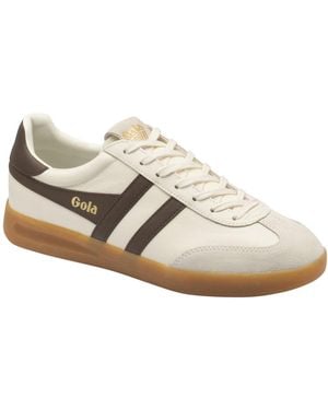 Gola Cyclone Leather Trainers - White