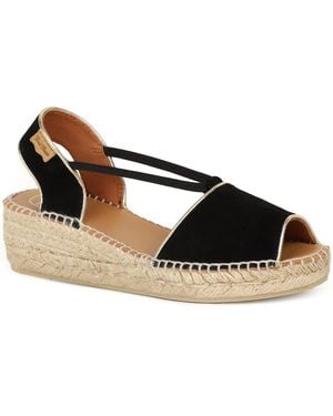 Toni Pons Bilda Espadrille Wedge Sandals - Black