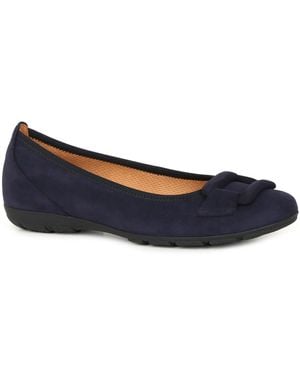 Gabor Raven Ballet Court Shoes - Blue