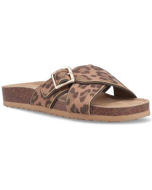 Rocket Dog Annie Tigg Leopard Sandals - Brown