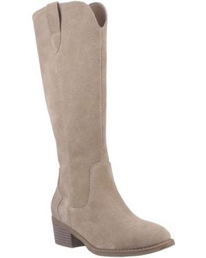 Hush Puppies Isabella Knee High Boots - Brown