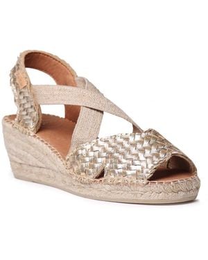 Toni Pons Salina Espadrilles Wedge Heel Sandals - Metallic