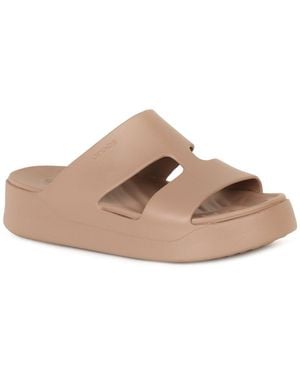Crocs™ Getaway Platform H-Strap Sandals Colour: 2Q9 Latte - Brown