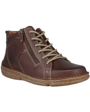Josef Seibel Neele 71 Lace Up Ankle Boots - Brown