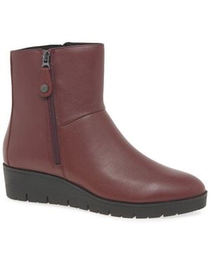 Caprice Antonia Ankle Boots - Brown