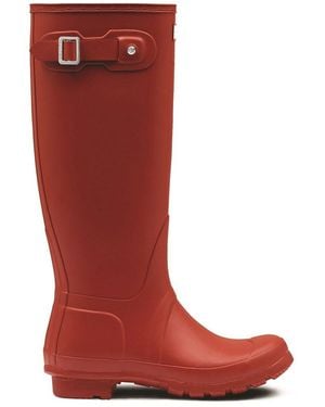 HUNTER Original Tall Wellingtons - Red