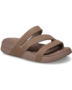 Crocs™ Getaway Strappy Sandals - Brown