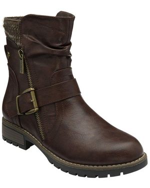 Lotus Jemma Biker Boots - Brown