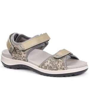 Hotter Walk Ii Sandals - Metallic