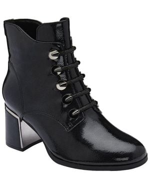 Lotus Paisley Ankle Boots - Black