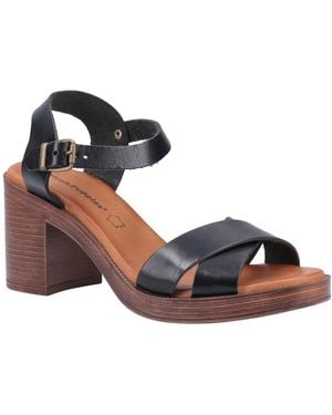 Hush Puppies Georgia Heeled Sandals - Black