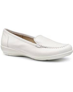 Hotter Jazz Slip On Shoes - White