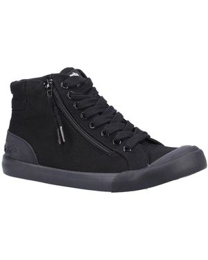 Rocket Dog Jazzin Hi 12A Canvas Trainers - Blue