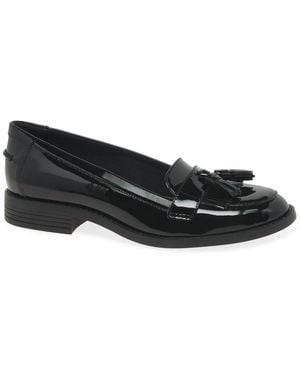 Clarks Camzin Angelica Tassel Loafers - Black