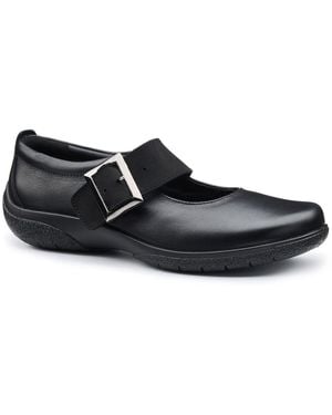 Hotter Penny Mary Jane Extra Wide Fit Shoes - Black