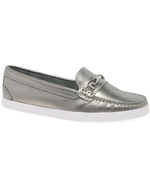 Charles Clinkard Havana Moccasins - Grey