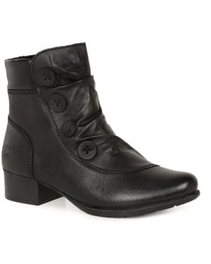 Rieker Pickering Ankle Boots - Black