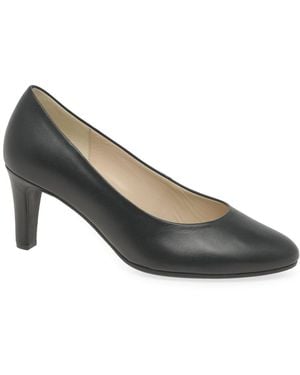 Gabor Edina Court Shoes - Metallic