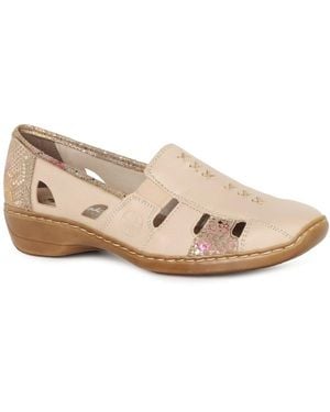 Rieker Denise Shoes - Natural