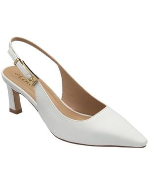 Lotus Sharon Slingback Court Shoes - White