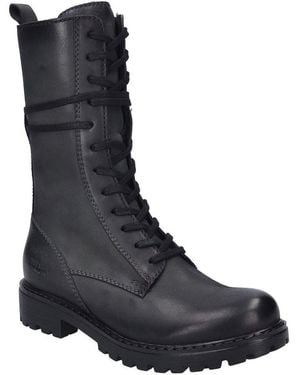 Josef Seibel Melinda 29 Combat Calf Boots - Blue
