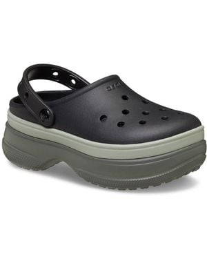 Crocs™ Classic Stacked Clogs - Black