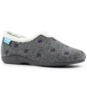 Lunar Havana Slippers - Grey