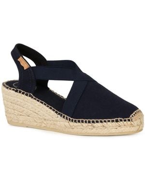 Toni Pons Ter Wedge Heeled Espadrilles - Blue