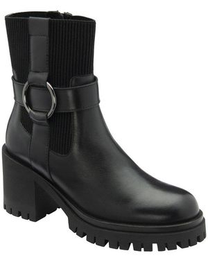 Ravel Kirkton Chunky Ankle Boots - Black