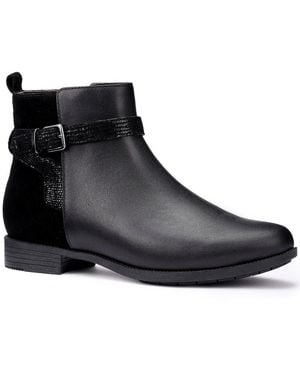 Hotter Haydock Smart Ankle Boots - Black