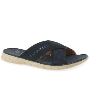 Bugatti Dario Sandals - Blue