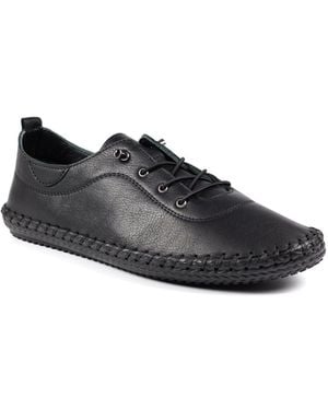 Lunar St Ives Plimsoll Trainers - Black